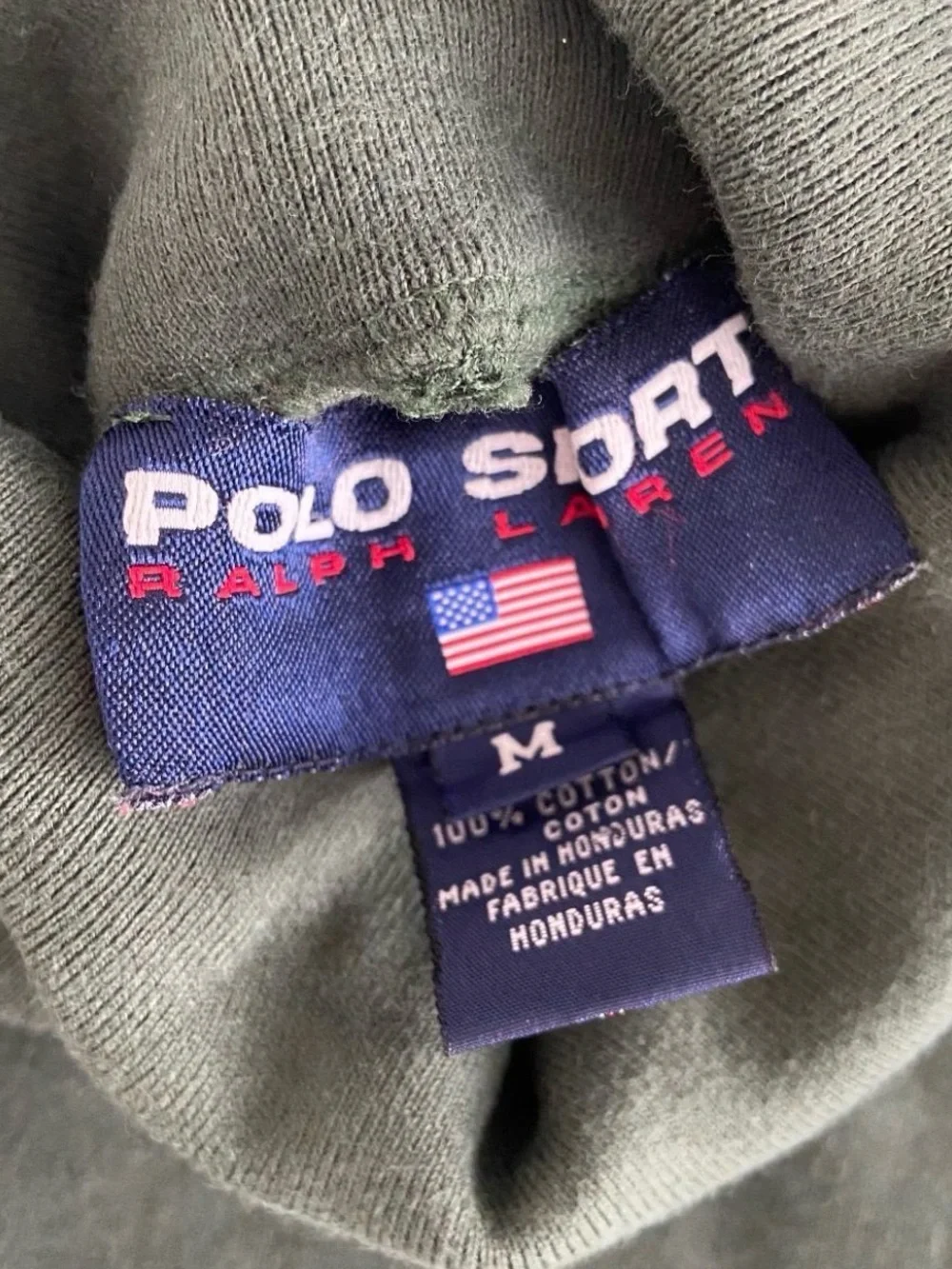 Polo by Ralph Lauren Dark Green Turtleneck Long Sleeve Shirt with Red Pony